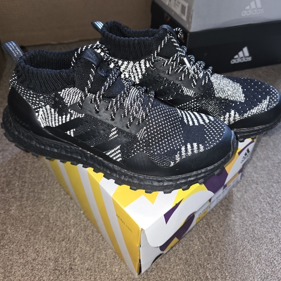 Adidas x KITH x Nonnative UltraBoost Mid TR 3M Men's Size 8 Patchwork Reflective - Picture 2 of 9